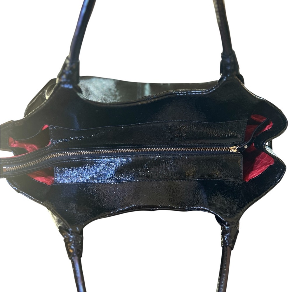 Kate Spade Berkshire Road Stevie Bag in Black Patent Leather. Gently ♥️’d - Picture 7 of 16